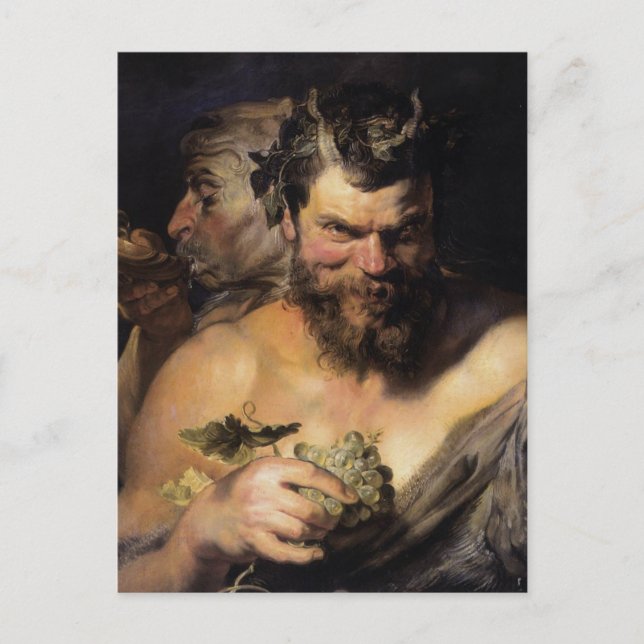 Two Satyrs Postcard (Front)