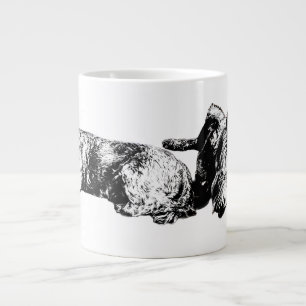Two Schnauzers – Black & White Dog Mug