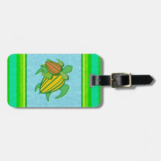 Two Sea Turtles Luggage Tag