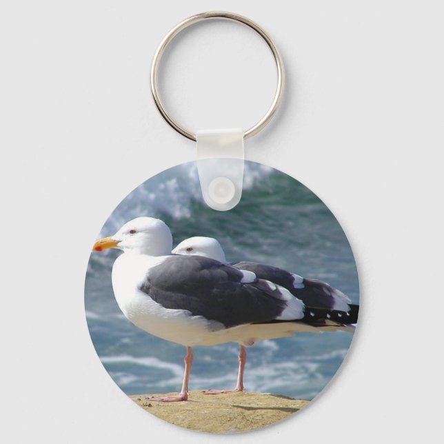 Two Seagulls Key Ring (Front)