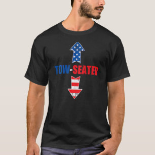 Two Seater 4th Of July Day Vintage American 9 T-Shirt