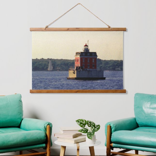 Two Sentinels of New London Hanging Tapestry (Living Room)