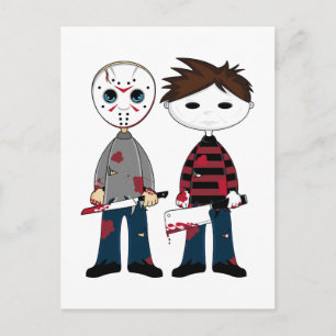 Two Serial Killers Postcard