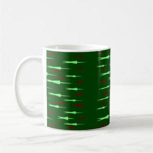 TWO SHADES OF GREEN COFFEE MUG
