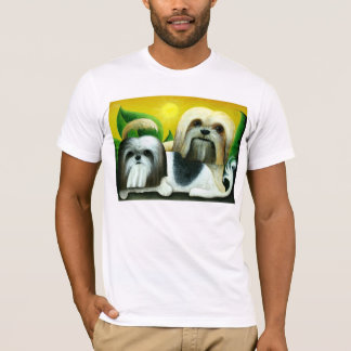 Two Shih Tzu Dogs T-Shirt