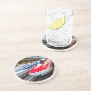 Two Shinkansen at the Tokyo Station Coaster