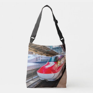 Two Shinkansen at the Tokyo Station Crossbody Bag