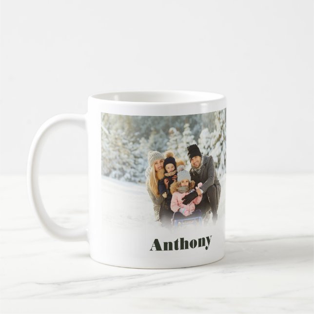 Two Side Personalised Custom Photo Coffee Mug (Left)