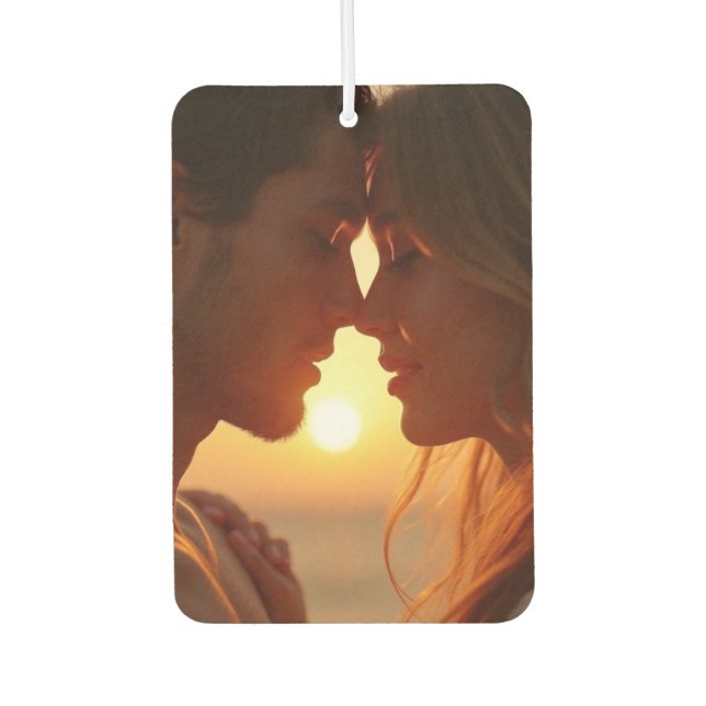 Two side photo car air freshener (Front)