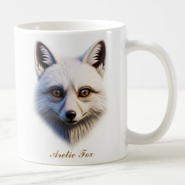 Two-Sided Arctic Fox Coffee Mug Design (Creator Uploaded)