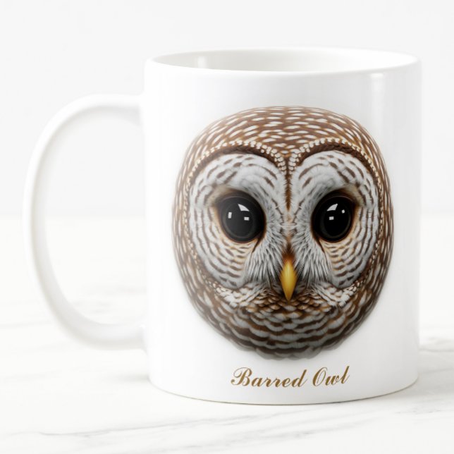 Two-Sided Barred Owl Coffee Mug Design (Creator Uploaded)
