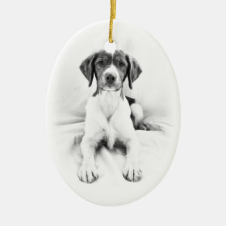 Two-sided Brittany Ornament