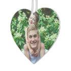 Two-sided custom photo car air freshener