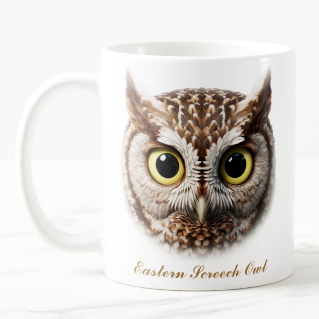 Two-Sided Eastern Screech Owl Coffee Mug Design (Creator Uploaded)