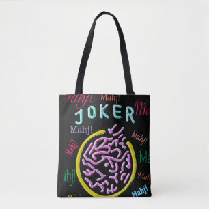 Two-sided Mah Jongg Joker Tote Bag