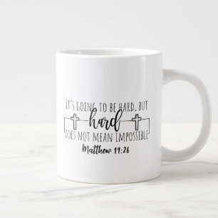 Two sided -mug giant coffee mug