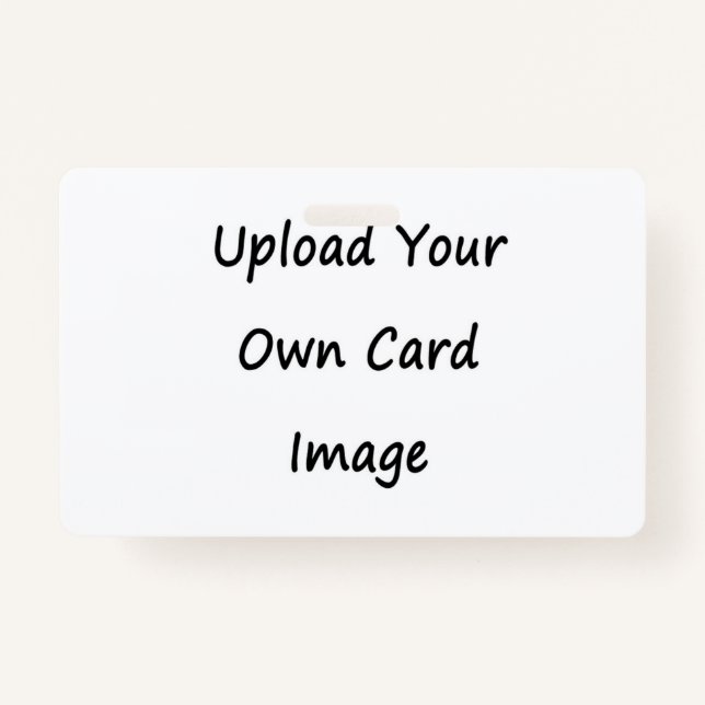 Two Sided Own Image Photo ID ID Badge (Front)