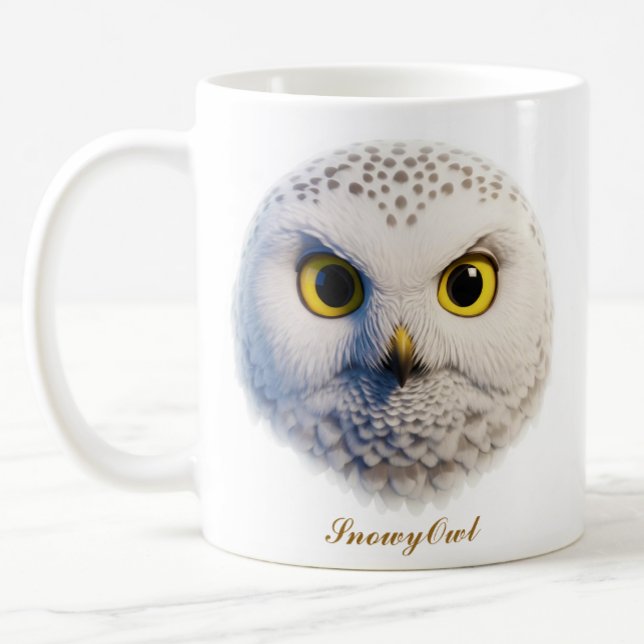 Two-Sided SnowyOwl Coffee Mug Design (Creator Uploaded)