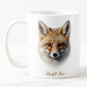 Two-Sided Swift Fox Coffee Mug Design