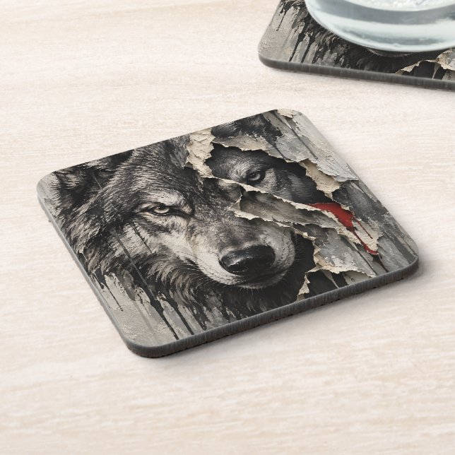 Two Sides of the Same Wolf Coaster (Left Side)