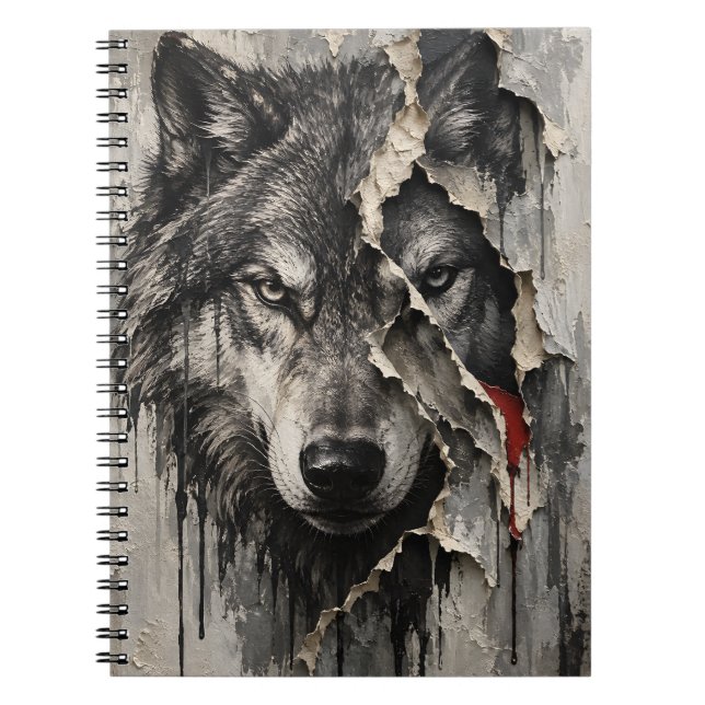 Two Sides of the Same Wolf Notebook (Front)