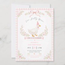 Two Silly Goose Pink Floral 2ND Birthday