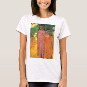 Two Sisters by Paul Gauguin, Vintage Fine Art T-Shirt