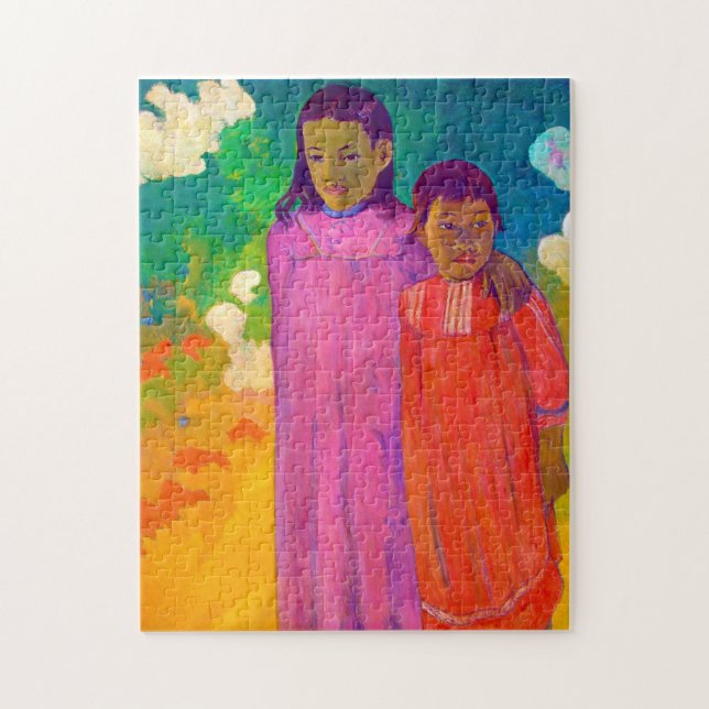 Two Sisters, Gauguin Jigsaw Puzzle (Vertical)