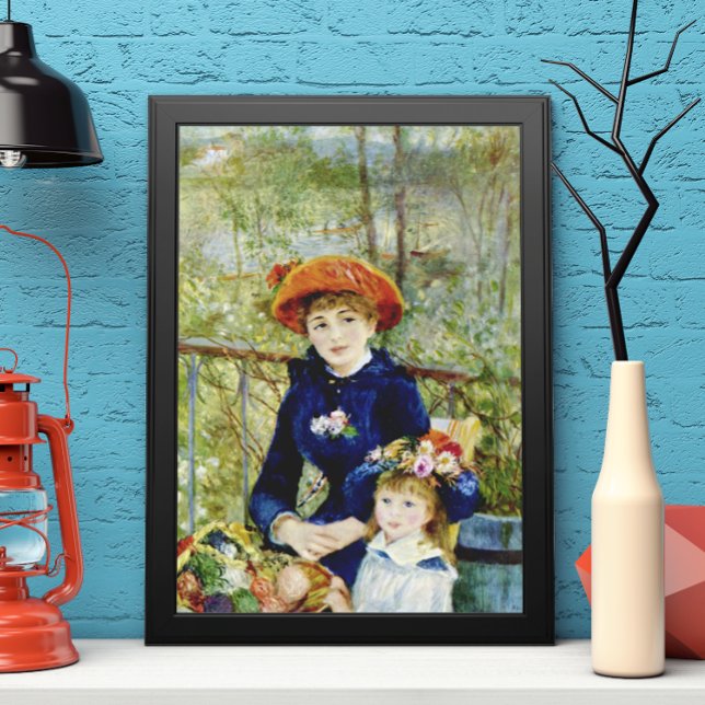 Two Sisters (On the Terrace) By Pierre Renoir Poster (Creator Uploaded)