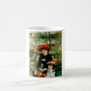 Two Sisters On the Terrace by Renoir Coffee Mug