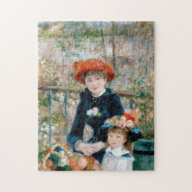 Two Sisters on the Terrace by Renoir Jigsaw Puzzle (Vertical)