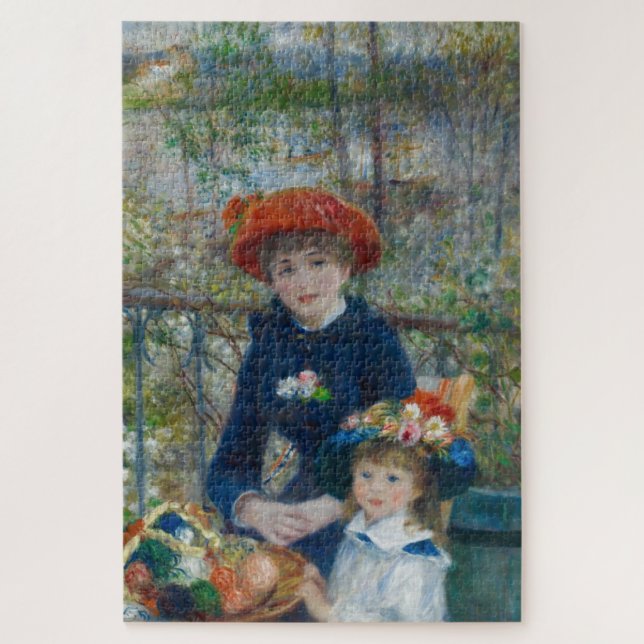 Two Sisters (On the Terrace) by Renoir Jigsaw Puzzle (Vertical)