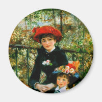 Two Sisters On the Terrace by Renoir