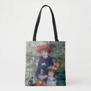 Two Sisters on the Terrace by Renoir Tote Bag