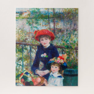 Two Sisters (On the Terrace) Pierre Auguste Renoir Jigsaw Puzzle