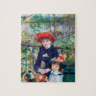Two Sisters (On the Terrace) Pierre Auguste Renoir Jigsaw Puzzle