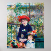 Two Sisters (On the Terrace) Pierre Auguste Renoir