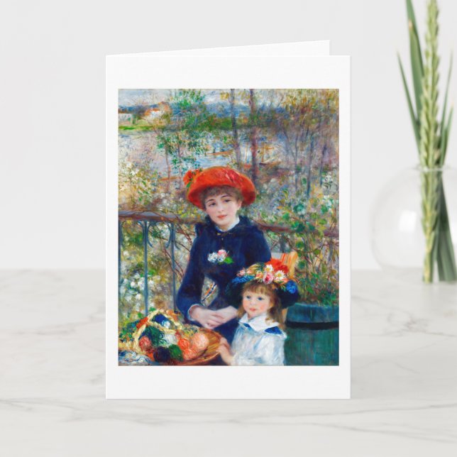 Two Sisters, Renoir Card (Front)