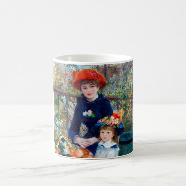 Two Sisters, Renoir Coffee Mug (Center)