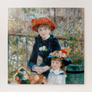 Two Sisters - Renoir Impressionist Painting Jigsaw Puzzle