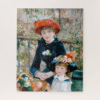 Two Sisters - Renoir Impressionist Painting