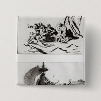Two sketches for The Raft of the Medusa, c.1819