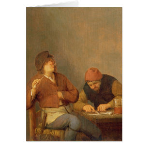 Two Smokers in an Interior, 1643