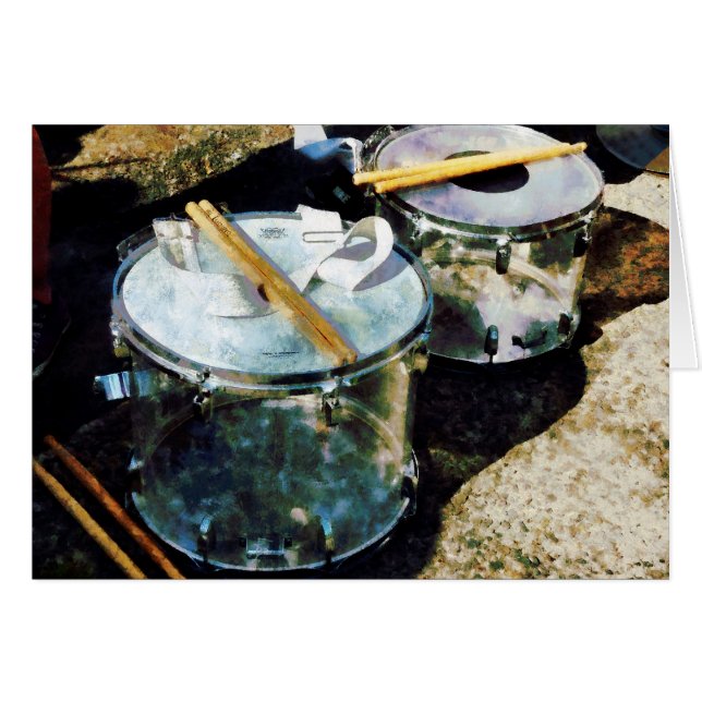 Two Snare Drums (Front Horizontal)