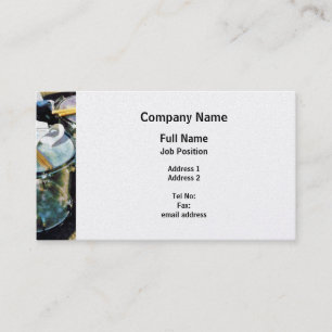 Two Snare Drums - Platinum Finish Business Card