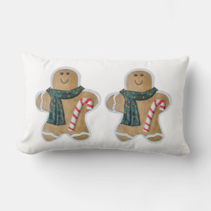 Two snowman biscuits Cushion