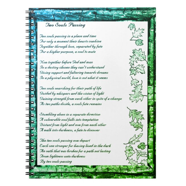Two Souls Passing Notebook (Front)