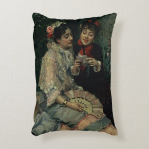 Two Spanish Women Decorative Cushion
