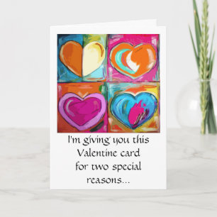 Two special reasons - Valentines Day Holiday Card