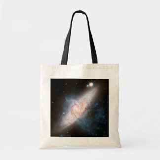 Two Spiral Galaxies Overlap Galaxy Print Space Sky Tote Bag